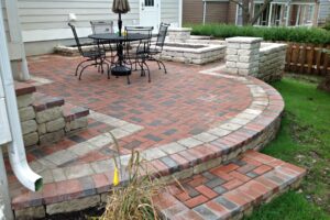 Catalyst Outdoor spaces. Brick deck