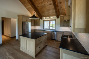 Kitchen looking out window